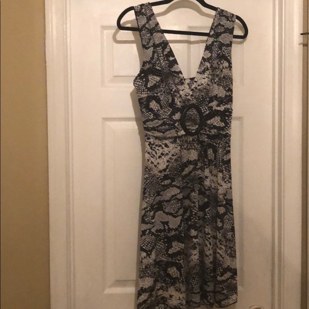 Star Vixen Black and White Dress sleeveless Dress.